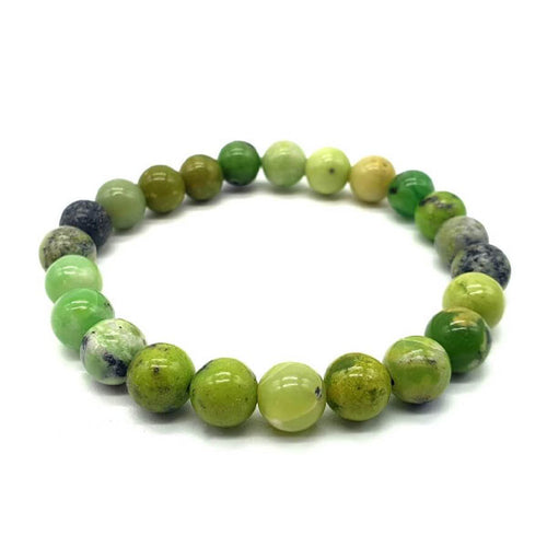 Bracelet en Chrysoprase citron